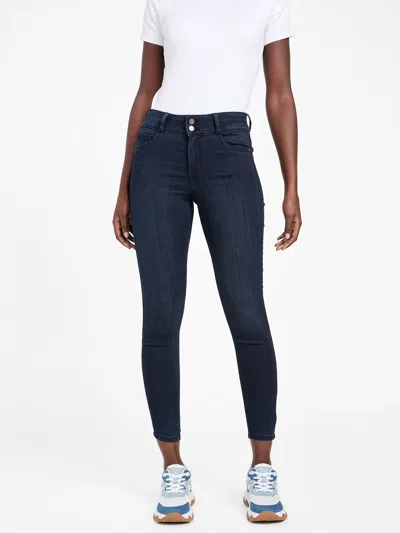 Guess Factory Eco Emilia High-rise Skinny Jeans In Blue