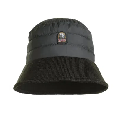 Parajumpers Puffer Bucket Hat In Black In Black