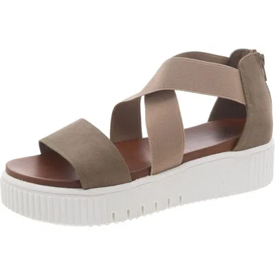 Jellypop Chloe Womens Open Toe Strappy Wedge Sandals In Multi