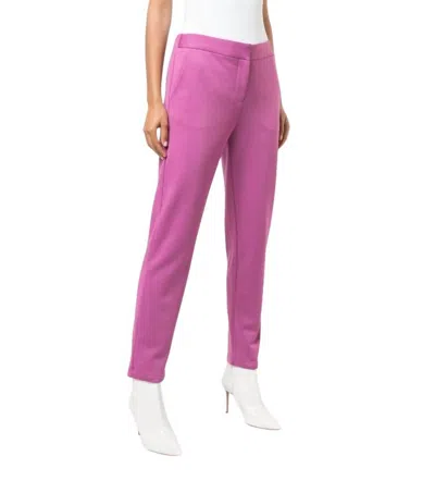 A.l.c Kramer Slim Straight Leg Trousers In Pink In Pink