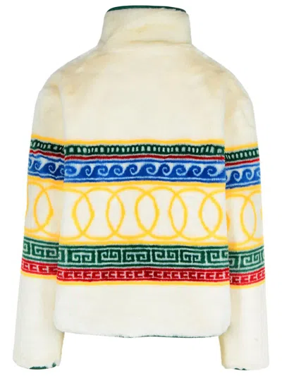 Casablanca High Neck Knit Sweater In Multicolor