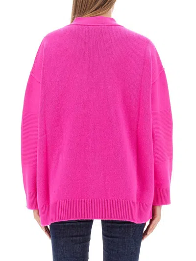 Dsquared2 Wool Cardigan In Purple