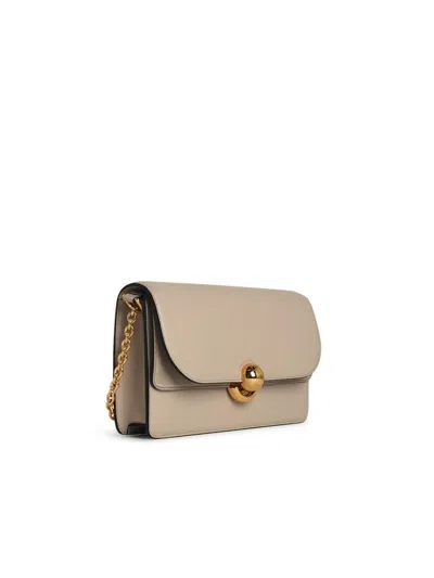 Furla Ivory Leather Shoulder Strap In Beige