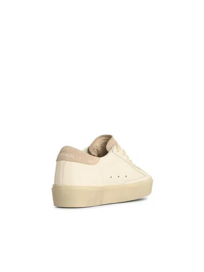 Golden Goose 'hi Star' White Leather Sneakers Women In White