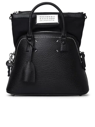 Maison Margiela 5ac Classique Micro Leather Handbag In Black