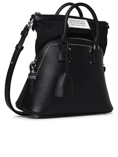 Maison Margiela 5ac Classique Micro Leather Handbag In Black