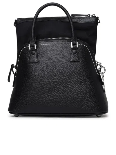 Maison Margiela 5ac Classique Micro Leather Handbag In Black