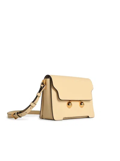 Marni Mini Shoulder Bag Gold-tone Hardware In Beige