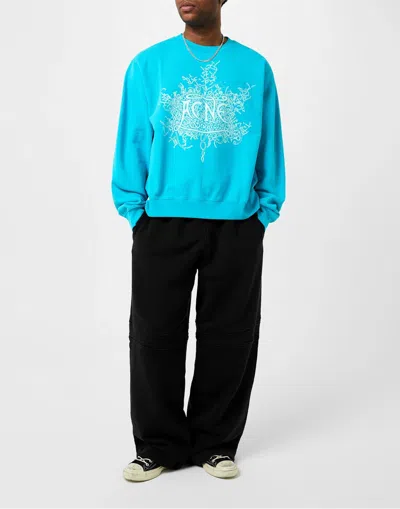 Acne Studios Blue Glow-in-the-dark Sweatshirt