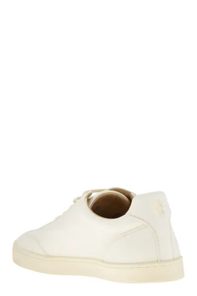 Brunello Cucinelli Leather Low-top Sneakers Rubber Sole
