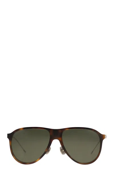 Brunello Cucinelli Men's Sartorial Sunset Acetate And Titanium Sunglasses With Polarised Lenses