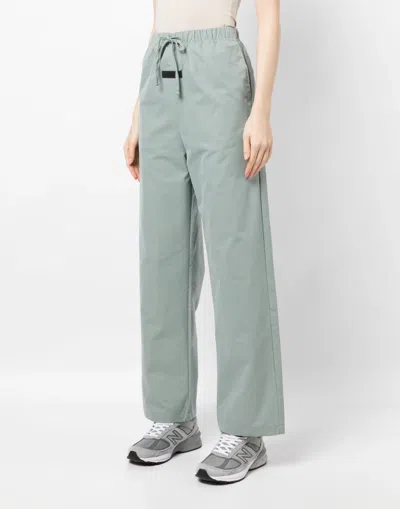 Fear Of God Straight-leg Silhouette Trousers In Green