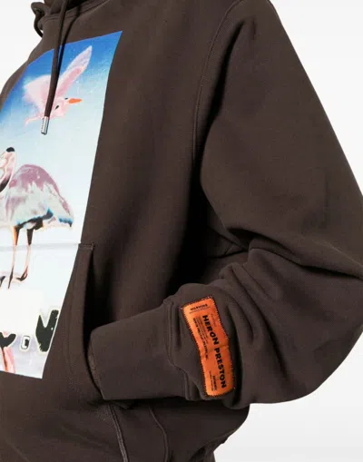 Heron Preston Heron Censored Logo Hoodie In Black