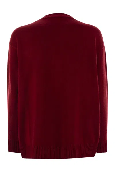Max Mara Fido - Monogram Pullover In Wool And Cashmere