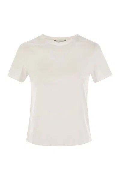 Max Mara Logo Embroidered Crewneck T-shirt