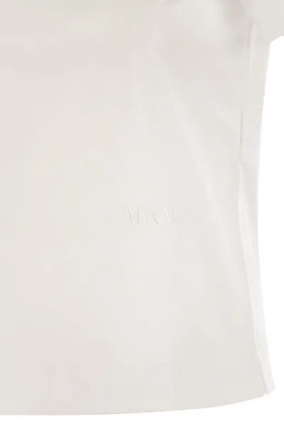Max Mara Logo Embroidered Crewneck T-shirt
