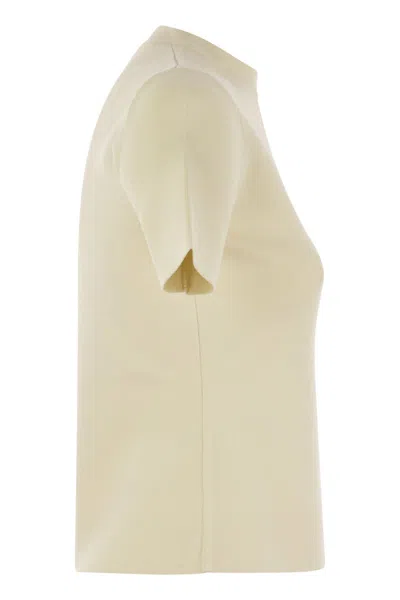 Shop Max Mara Segale - Viscose Blend Sweater With Logo