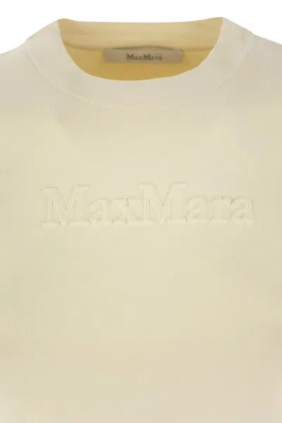 Shop Max Mara Segale - Viscose Blend Sweater With Logo