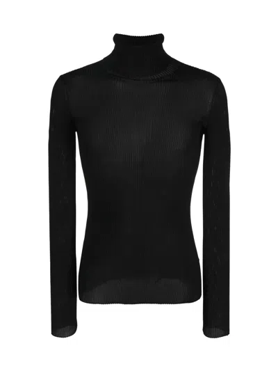 Off-white Helvetica Logo Turtleneck Sweater