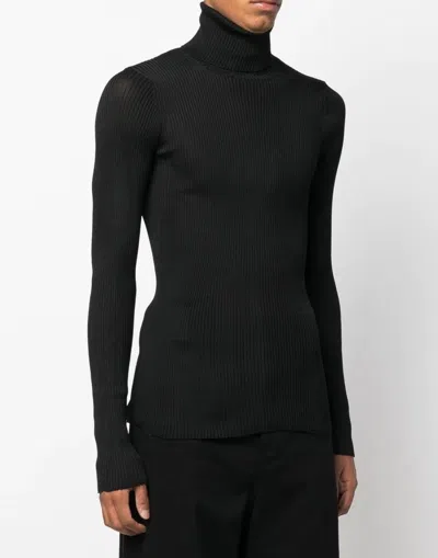 Off-white Helvetica Logo Turtleneck Sweater