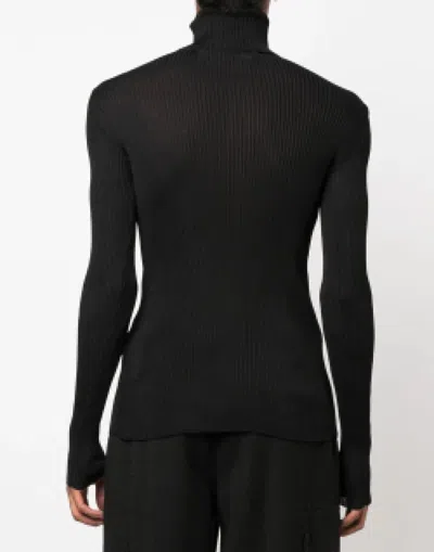 Off-white Helvetica Logo Turtleneck Sweater