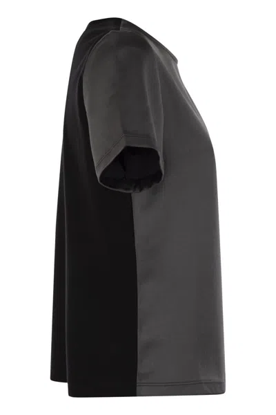 Weekend Max Mara Amburgo - Satin And Jersey T-shirt
