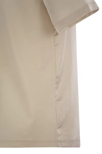 Weekend Max Mara Amburgo - Satin And Jersey T-shirt