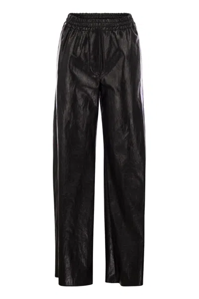 Weekend Max Mara Plutone - Coated Fabric Wide Trousers