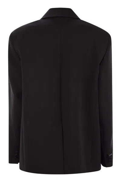 Weekend Max Mara Sava - Stretch Wool Blend Canvas Oversized Blazer