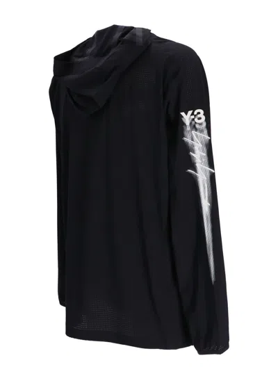 Y-3 Running Logo Ripstop Hooded Jacket