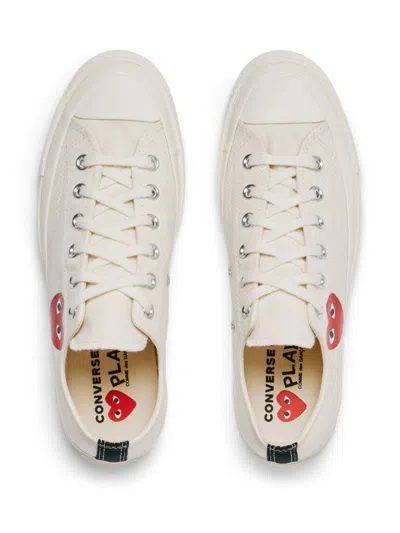 Comme Des Garçons Play Converse Chuck Taylor All Star In White