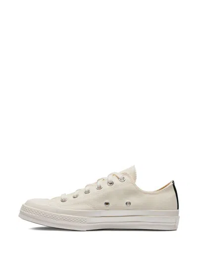 Comme Des Garçons Play Converse Chuck Taylor All Star In White