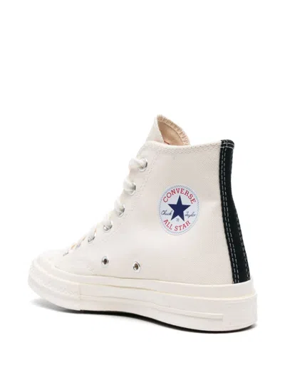Comme Des Garçons Play Commes Des Garcons X Converse Sneakers In White