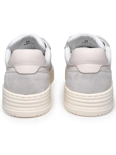 Hogan H630 Leather And Suede Sneakers In Multicolor