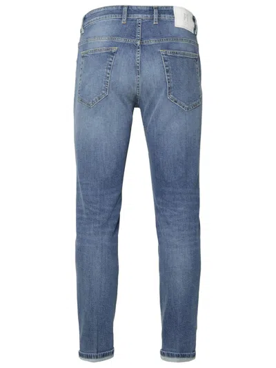 Pt05 Light Blue Cotton Jeans In Blue