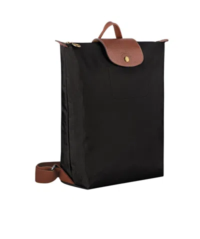 Longchamp M Le Pliage Original Black Backpack In Black