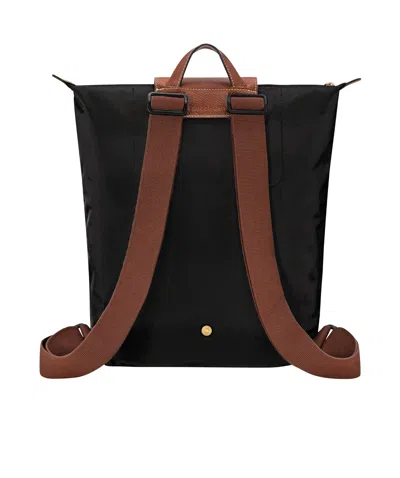 Longchamp M Le Pliage Original Black Backpack In Black