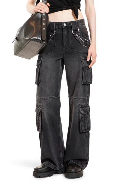 Misbhv Harness Strap Cargo Trouser In Black