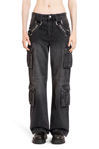 Misbhv Harness Strap Cargo Trouser In Black