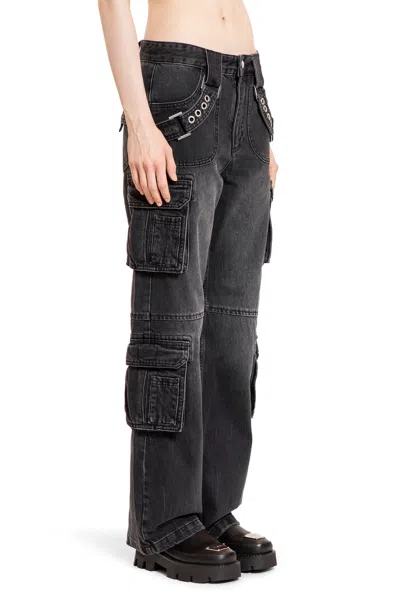 Misbhv Harness Strap Cargo Trouser In Black