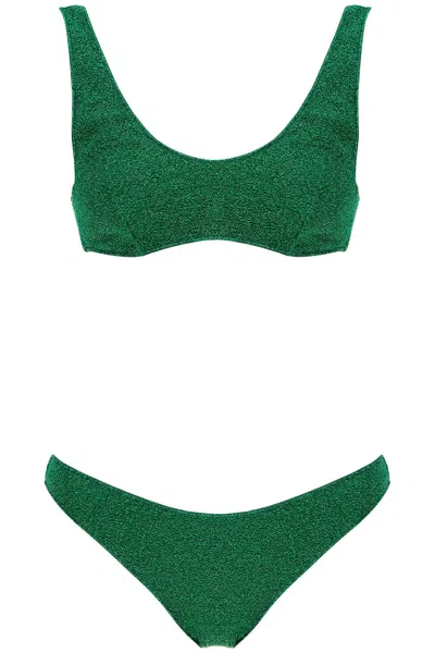 Oseree Bikini Set With Luminous In Green