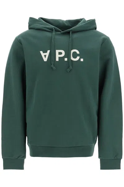 Apc Unisex Grand Vpc Hooded Sweat In Green