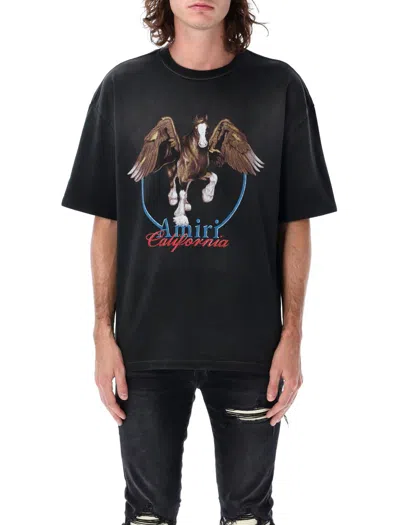 Amiri Pegaso T-shirt In Black