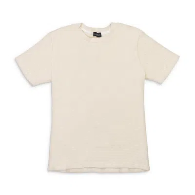 Callipygian Baby Thermal Natural Short Sleeve T-shirt In Beige