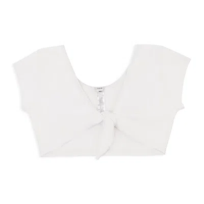 Ack Marina White Bikini Top In White