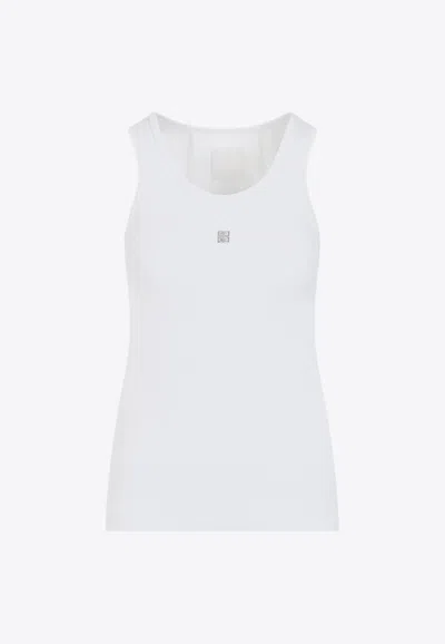 Givenchy Women Tank Top With Logo In White