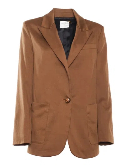 Forte Forte Heavy Cotton Cover Boy's Jacket In Green