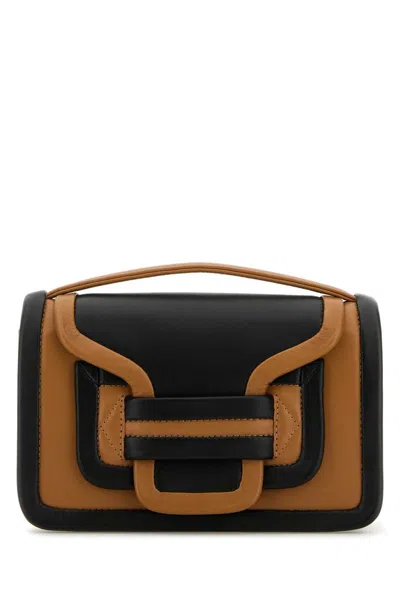 Pierre Hardy Alpha Colorblock Flap Leather Crossbody Bag In Multicoloured