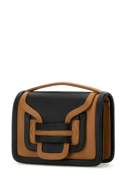 Pierre Hardy Alpha Colorblock Flap Leather Crossbody Bag In Multicoloured