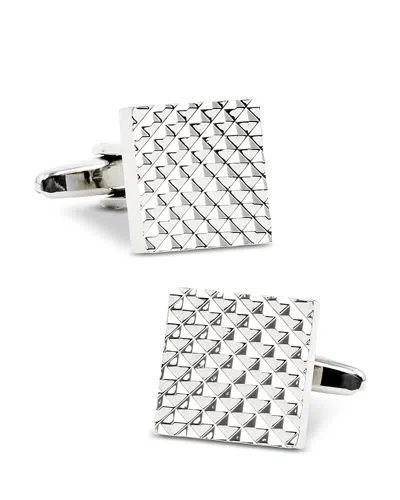 Cufflinks, Inc . Apex Square Cufflinks In Silver
